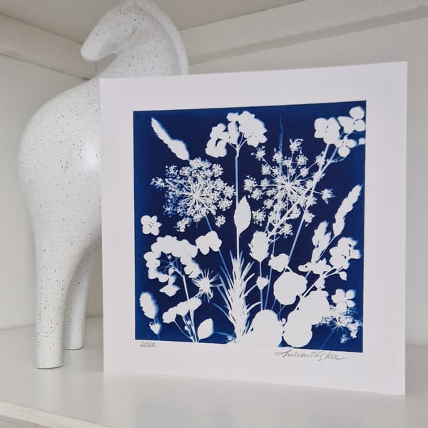 Cyanotype Botanical Print No. 17