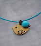 Friendship Bracelet-Copper Bird with cord colour choice - Image 1