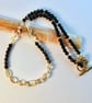 Citrine And Gold Sheen Obsidian Necklace - Handmade In Devon - Image 6