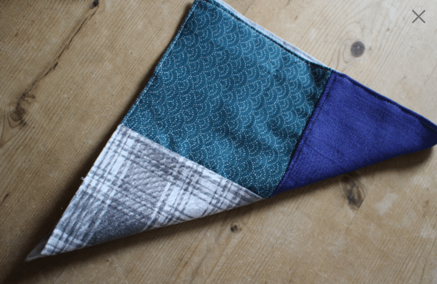 Handmade patchwork handkerchief
