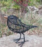 Freestanding Wire Blackbird Sculpture - Image 3