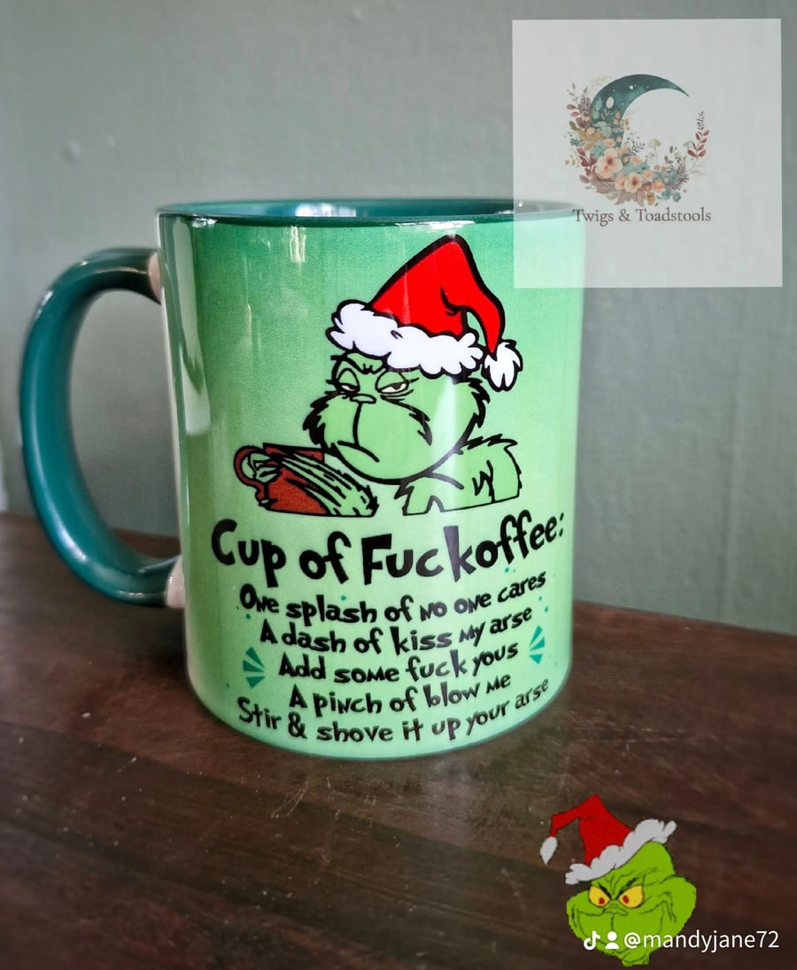 Grinchmas quoted funny mug 