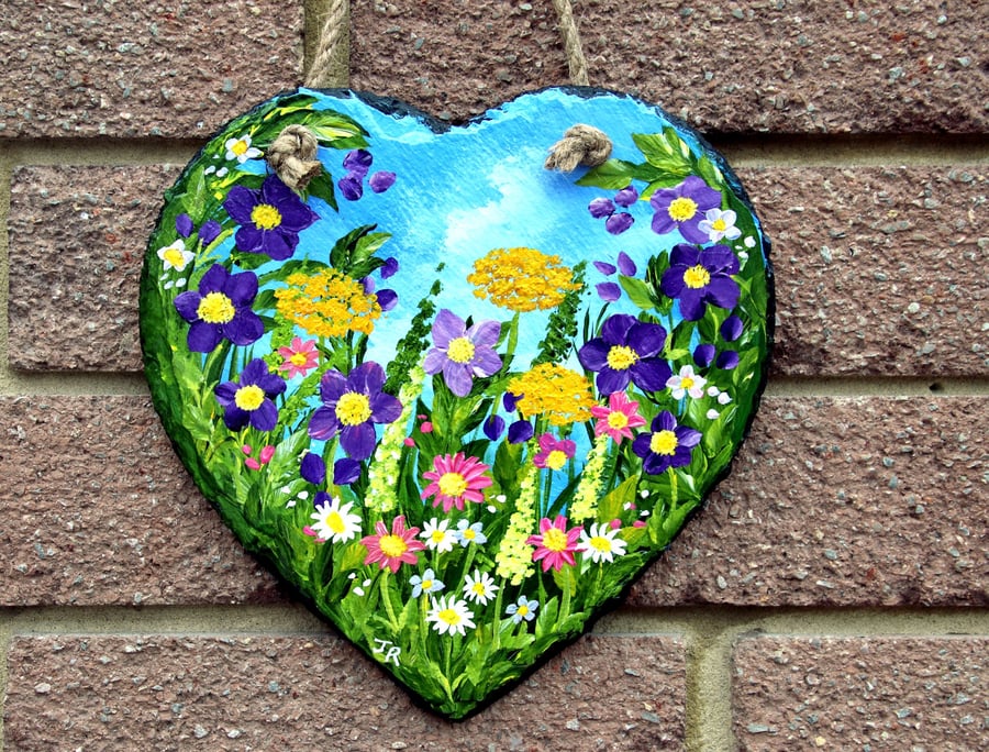 Slate Heart - Love my Garden