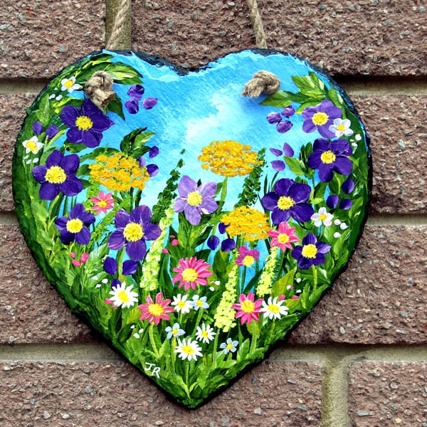 Slate Heart - Love my Garden