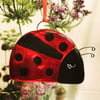  Fused glass Ladybird