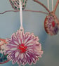 Cornflower Wooden Decoration - Image 2