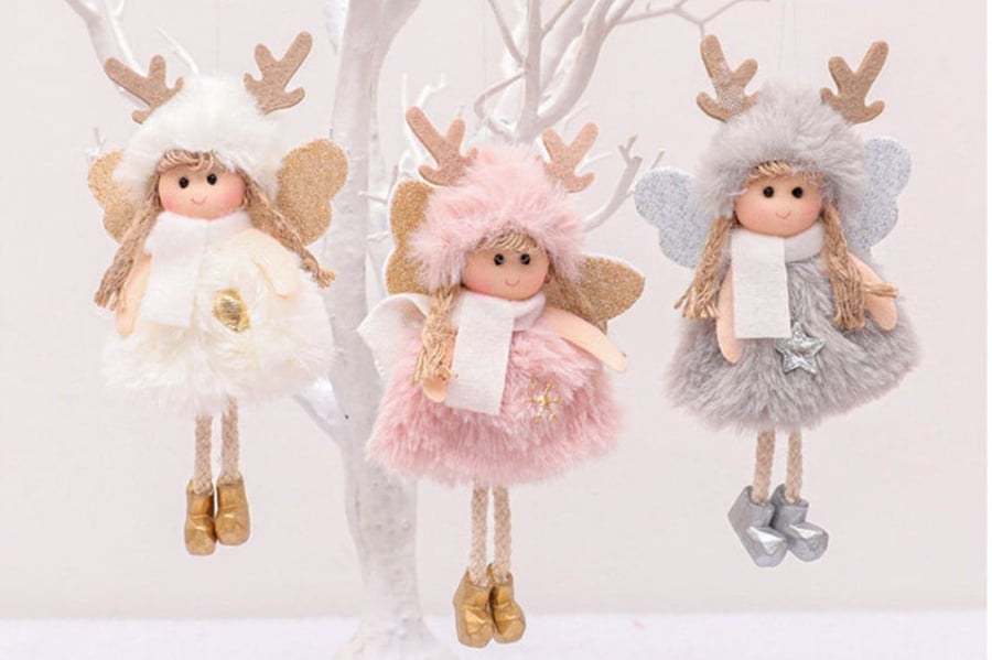 Christmas Decoration Cute Angel Fairy Tree Hanging Christmas Ornament Xmas Dolls