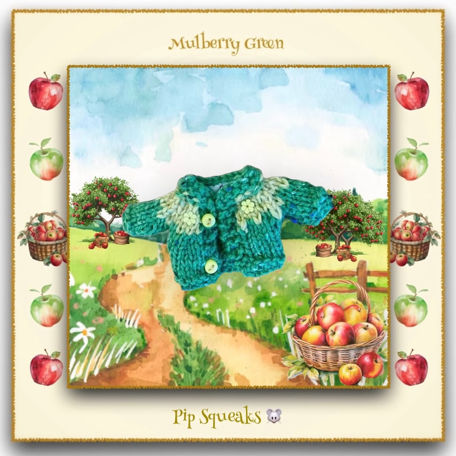 Pip Squeaks’ Green and Yellow Cardigan 