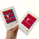 Home is where the heart is card