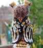  Eagle owl Needle felt owl, collectable animal sculpture ornament or decoration - Image 6