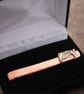 Elegant Omega Watch Copper Tie Clip, Copper Wedding Anniversary Gift for Husband - Image 3