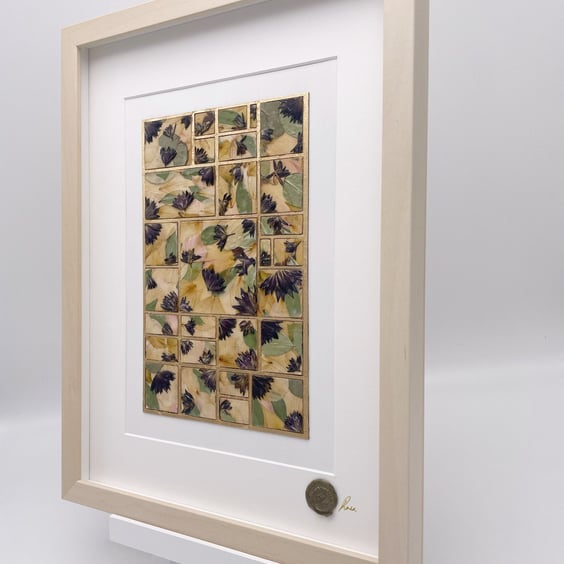 Personalised Bouquet Transformation - Piet's Garden - Large Floral Mosaic