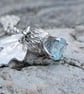 Aquamarine Thistle Necklace - Image 2