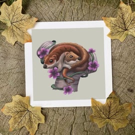 Weasels Art Print