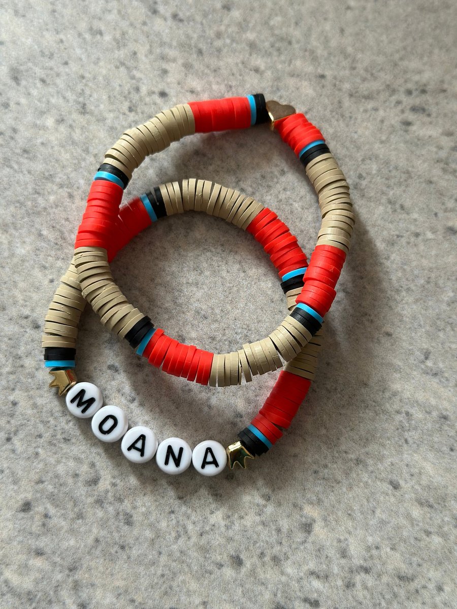 Moana Disney Princess Inspired Bracelet Set or Single Bracelet