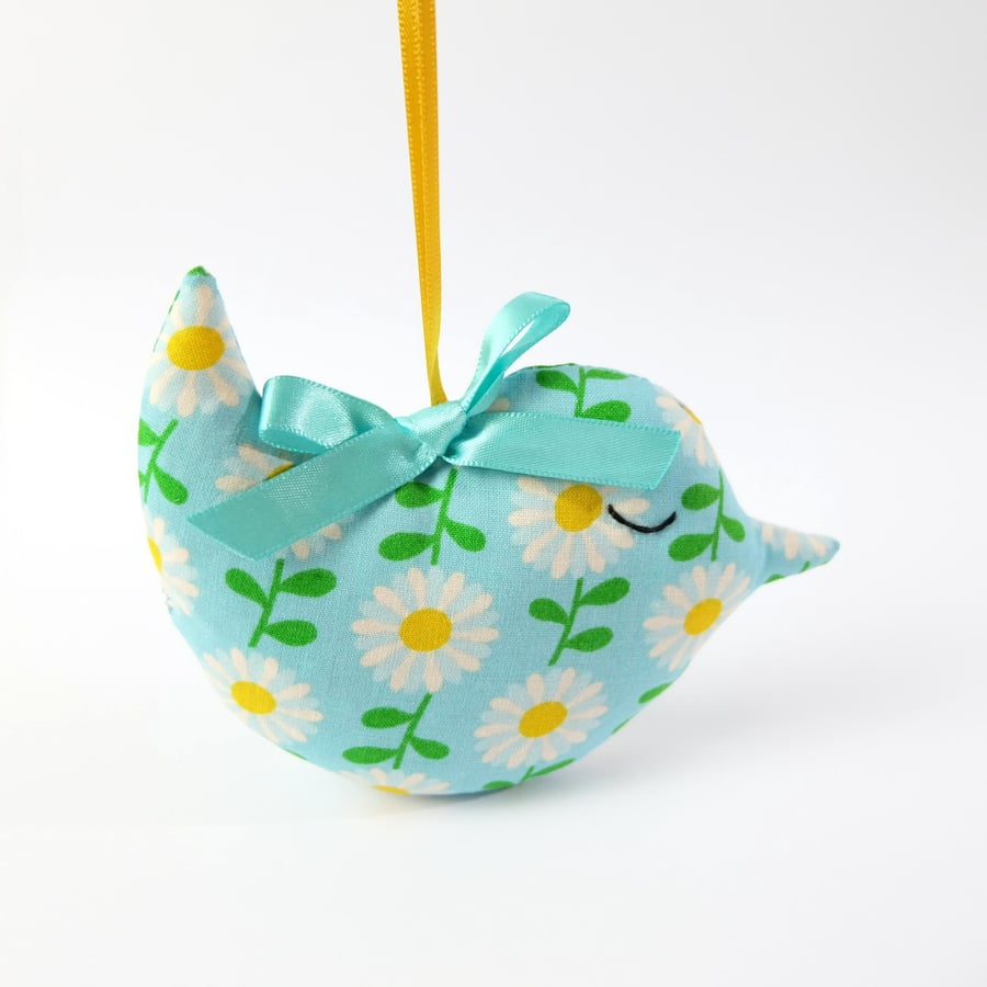 Sleepy Mini Lavender Bird Sachet in Cheerful Daisy