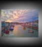 12x8 Inch Photo Print of Weymouth Harbour Dorset