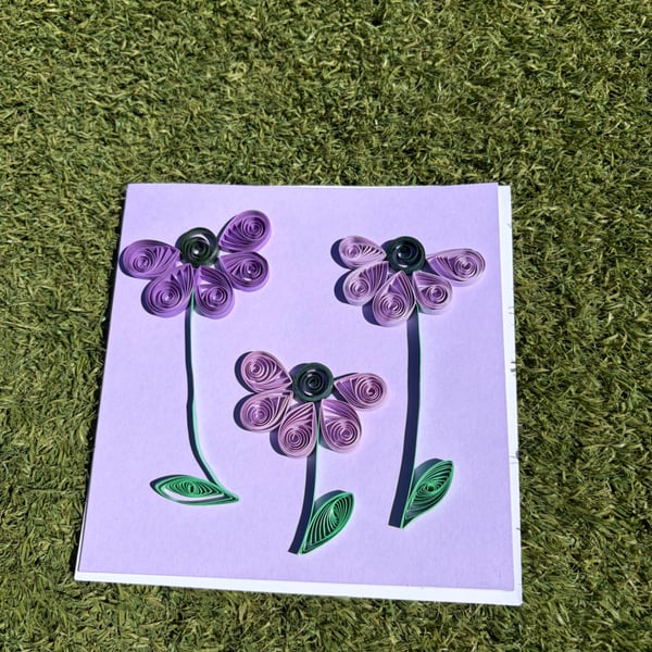 Quilled Greetings Card