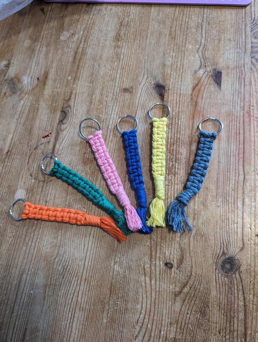 Macrame keyring