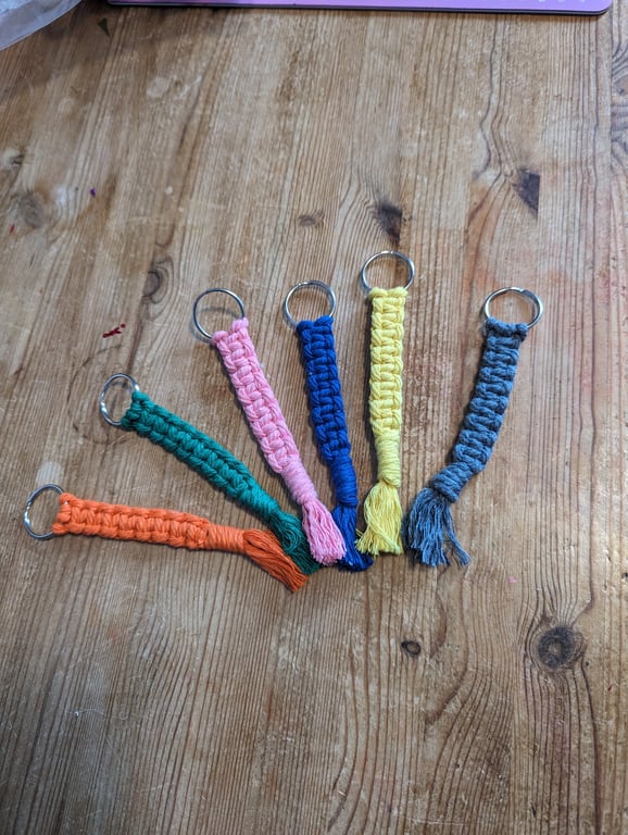 Macrame keyring