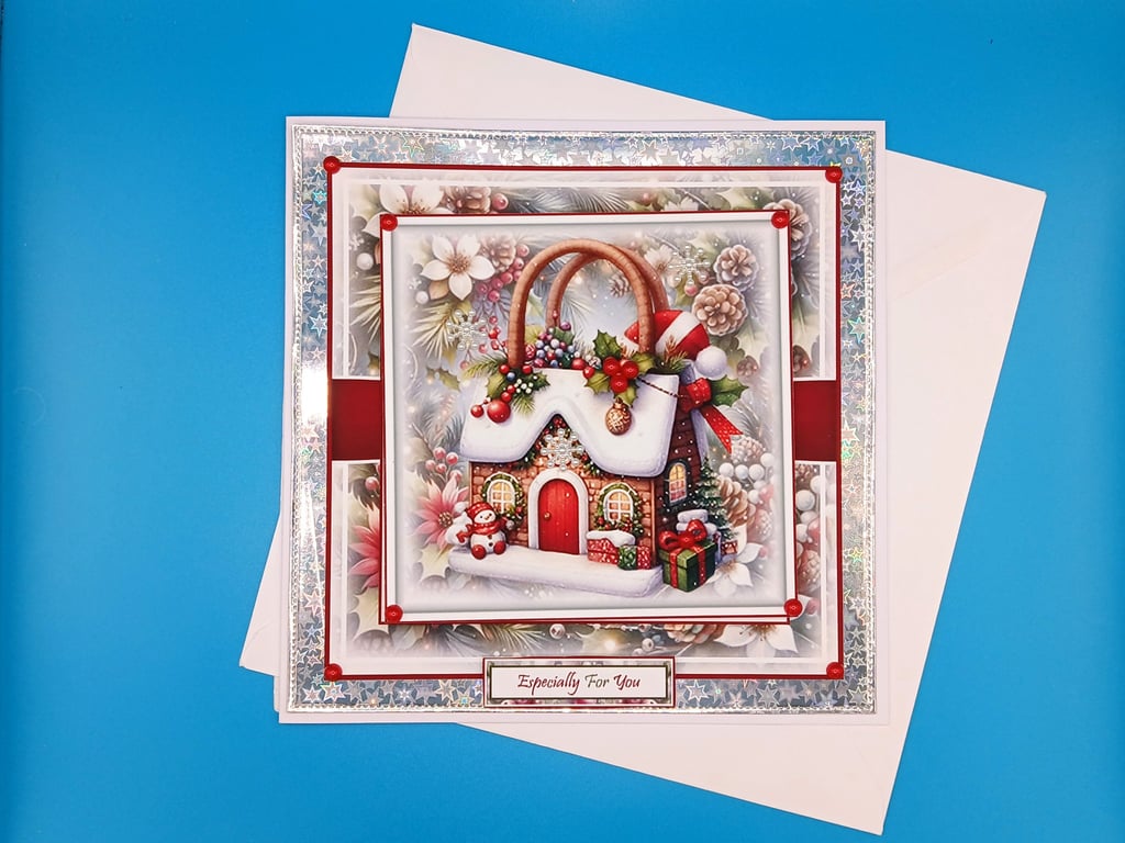 Christmas Card, Large, 3d, Wife, Sister, Daughter, Granddaughter