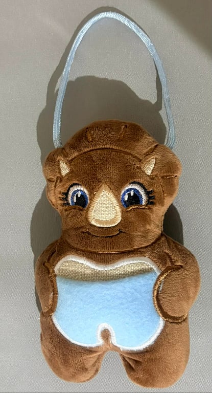  Tooth fairy buddy, Embroidered Dino