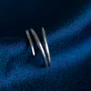 Spiky Ear Cuff with a brush matte texture