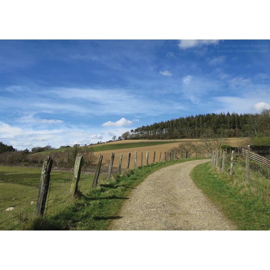 Lostwithiel Track Print