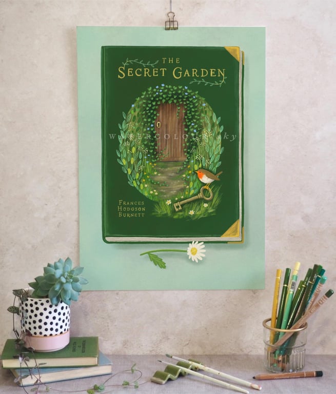 Book Lover's Print The Secret Garden 