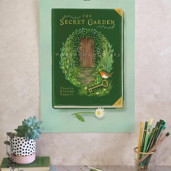 Book Lover's Print The Secret Garden 