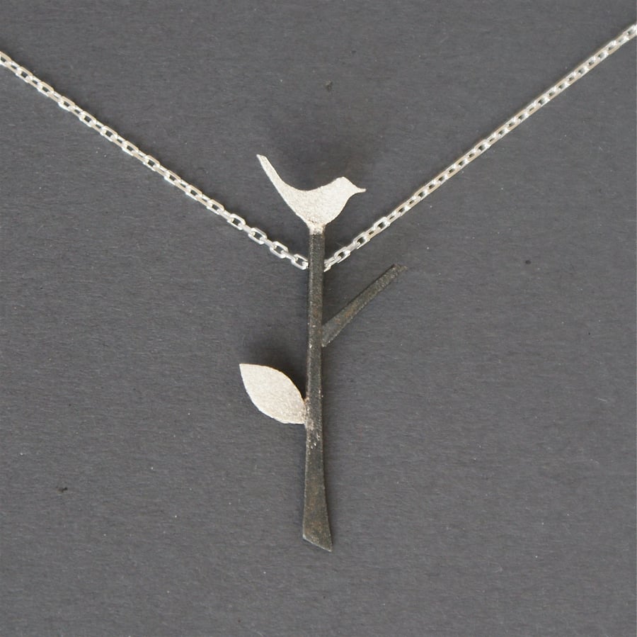 Edge of the woods tree necklace