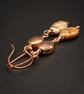 Copper handmade drop earrings , boho  copper jewellery - Image 9