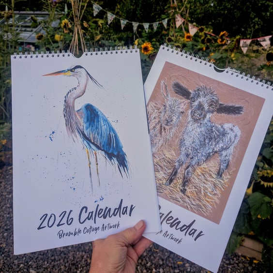 2026 Calendar- Bramble Cottage Artwork ( Lambs now SOLD OUT)