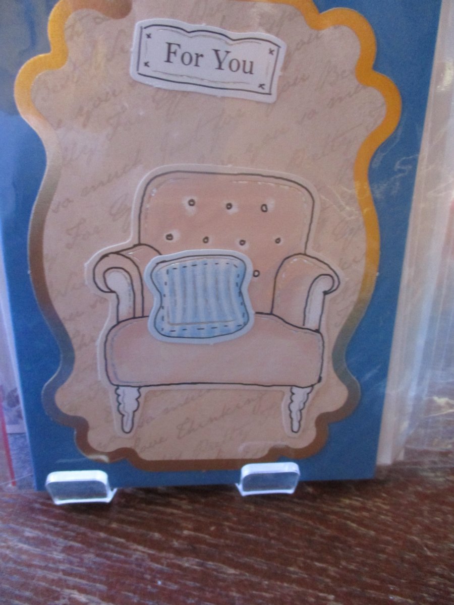 For You Comfy Chair Card
