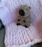 Lilac Snow Baby Blanket 