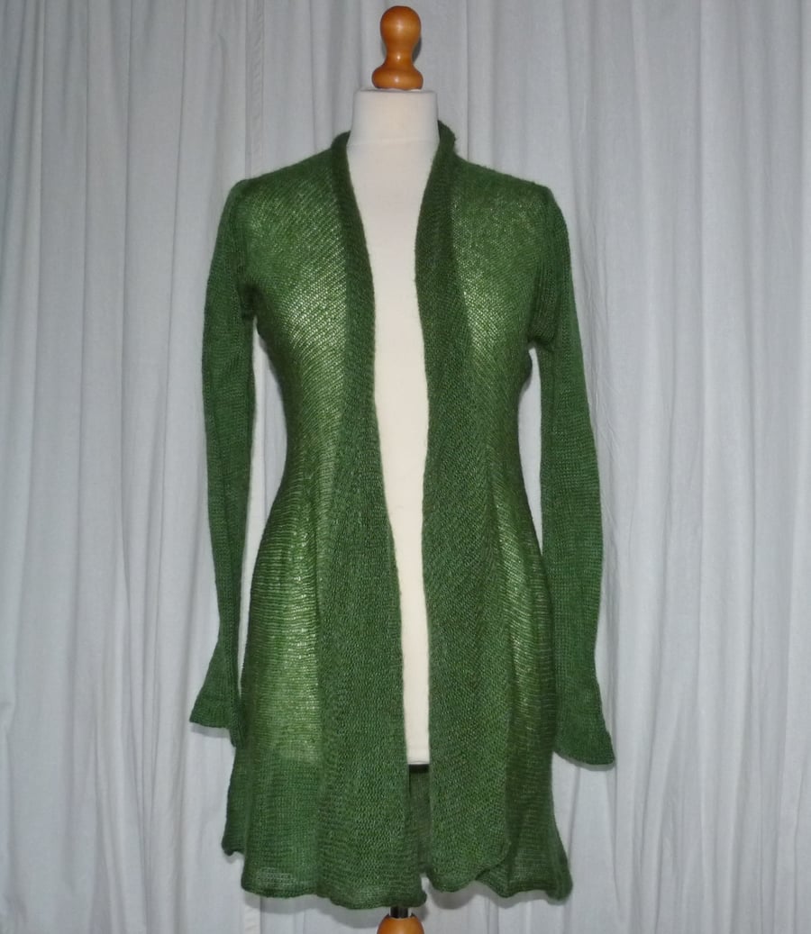 Mohair Flare Top Womens size 12-14.  Womens cardigan