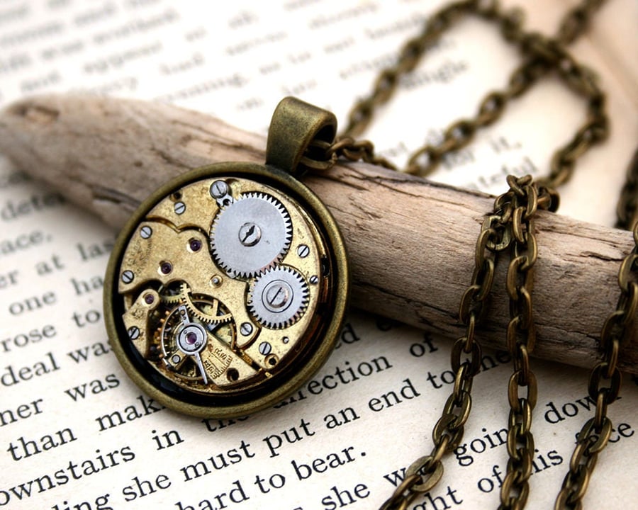 Steampunk Mens Necklace Stocking Filler for a Teenager