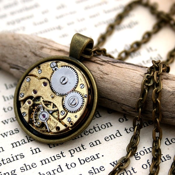 Steampunk Mens Necklace Stocking Filler for a Teenager