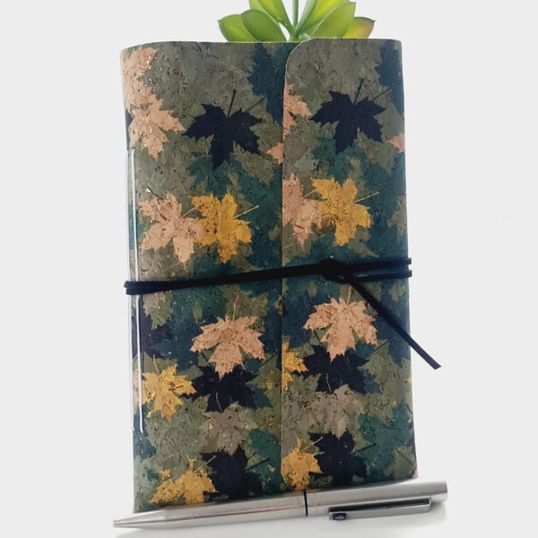 Cork Notebook - Fallen Leaves