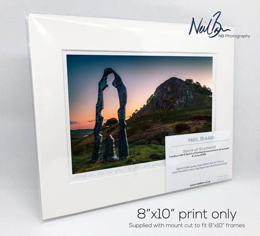 Spirit of Scotland, Loudoun Hill, East Ayrshire - A5 (10" x 8") Unframed Print