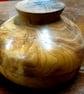 Yew wood treasure pot 12cm x 6cm - Image 1