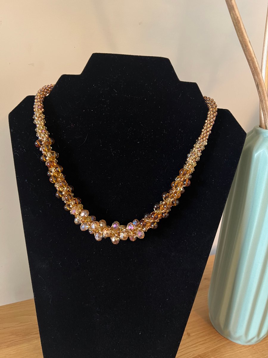 Gaynor Necklace - Honey Bronze