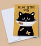 Feline Better Soon – Get Well Soon Cat Card