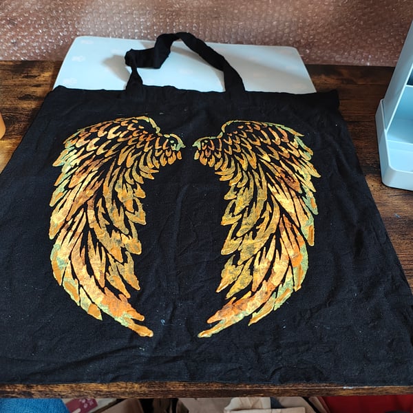 Hand painted tote bags 