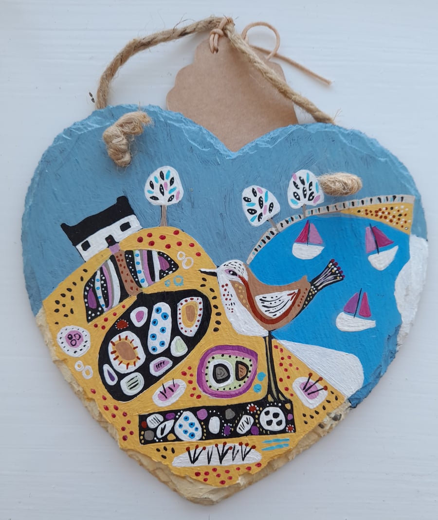 Illustrated Slate Heart