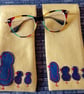 Bright & Cheerful Bird Appliqué Glasses Case - Image 1