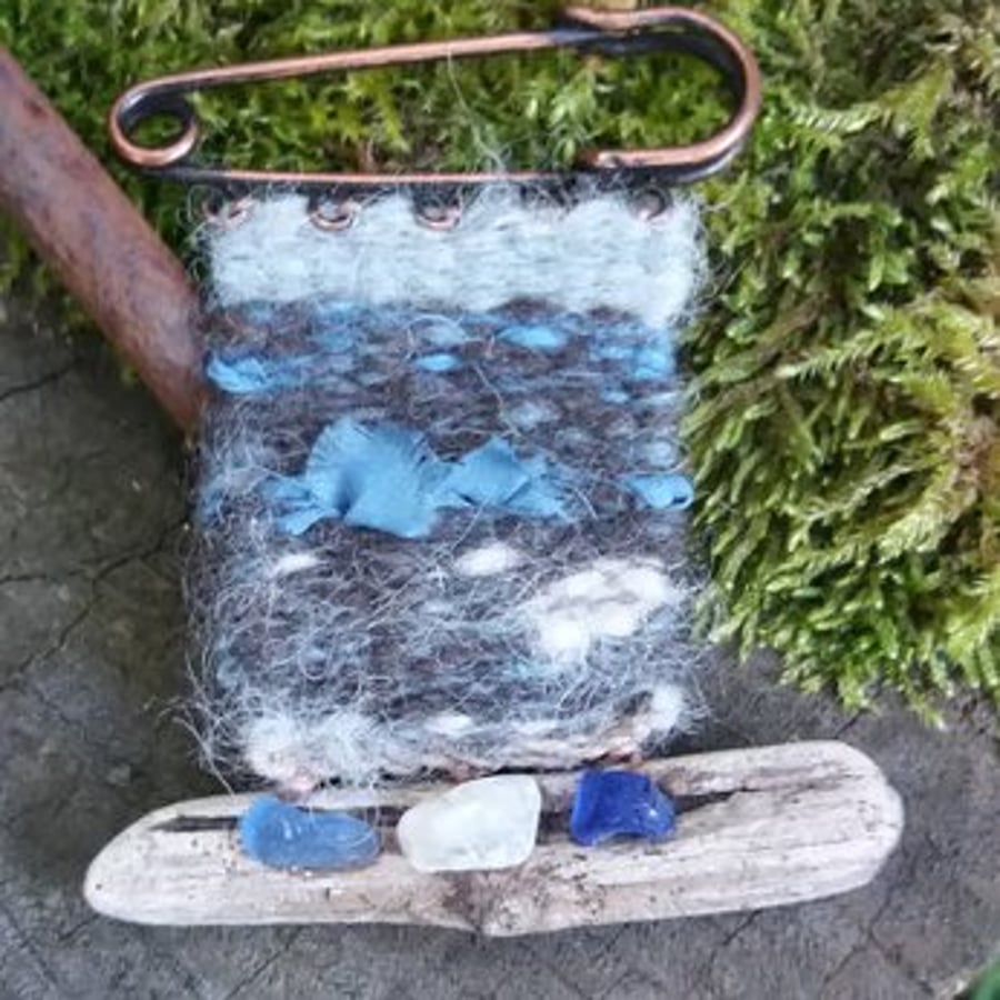 Handwoven Brooch
