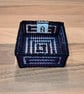 Small tray for small items - black, blue, pink cutout pattern - Image 4