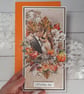 Handmade Autumn Wedding Card (131)Romantic Fall Wedding Congratulations.  - Image 4