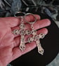 Gothic Cross Hoop Earrings Stainless Steel Hoops - Image 4